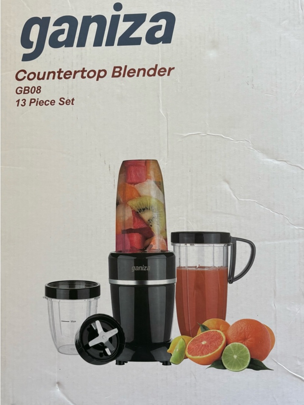 Black Countertop Blender - 13 Piece Set. NWT.